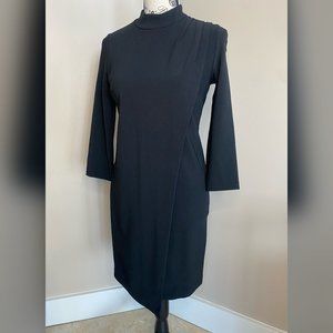 Black High Neck Dress